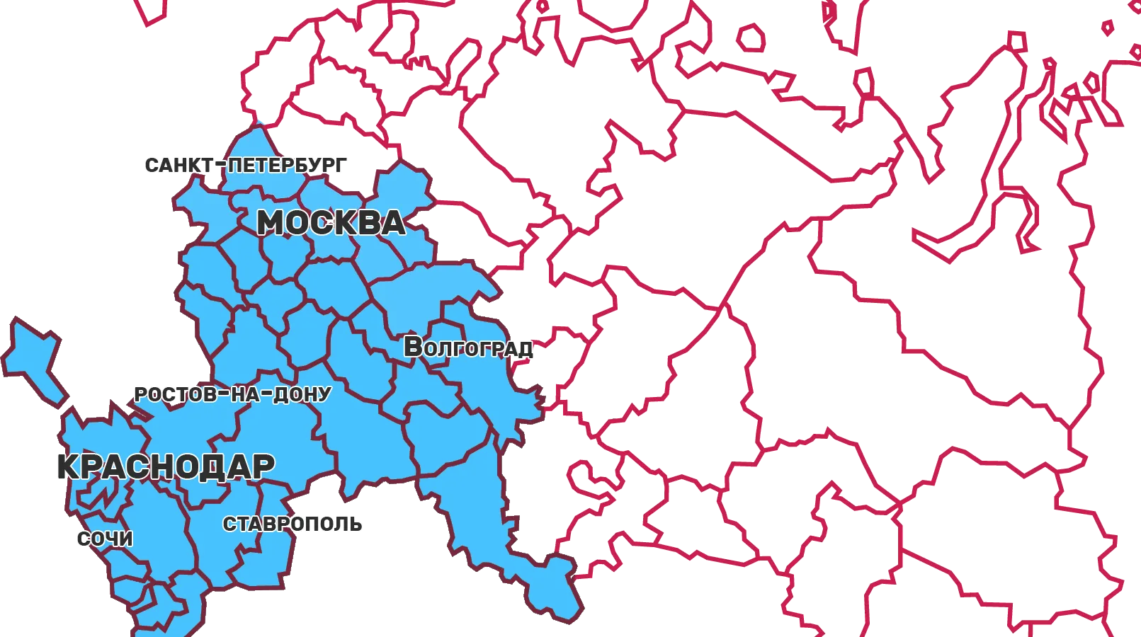 Карта в Кореновске